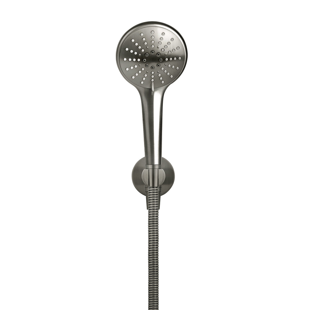 Meir Round Three Function Hand Shower On Fixed Bracket Shadow