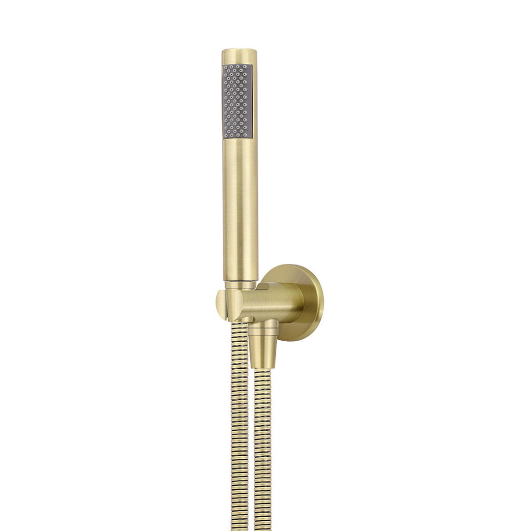 Meir Round Hand Shower On Fixed Bracket Tiger Bronze
