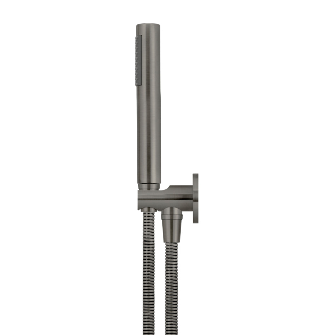 Meir Round Hand Shower On Fixed Bracket Shadow