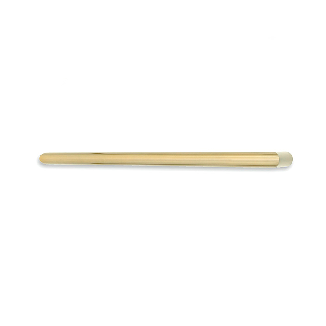 Radiant Light Gold 800Mm Non Heated Round Single Bar Towel Rail