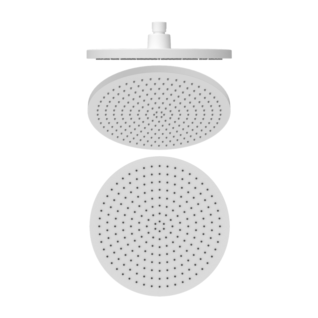 Nero Opal 250mm Air Shower Head Matte White