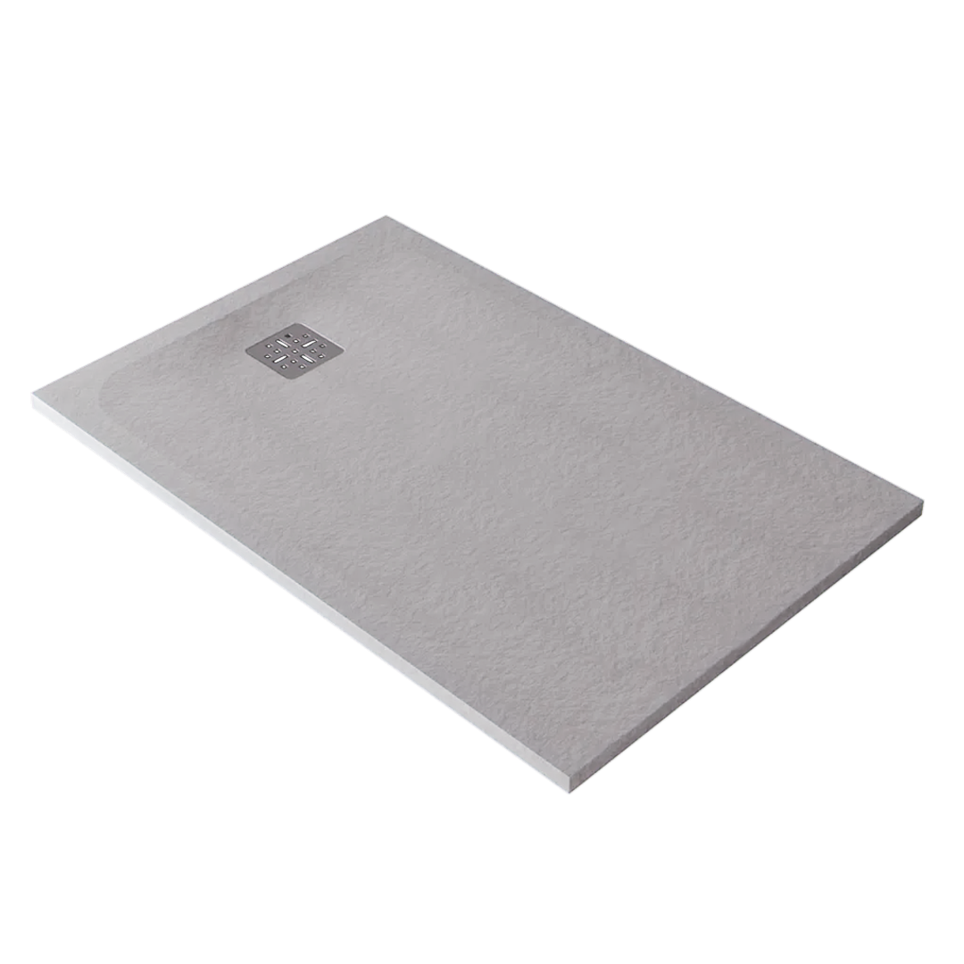 Domus Living Pietra Shower Tray 900Mm X 1200mm Grigio Ash