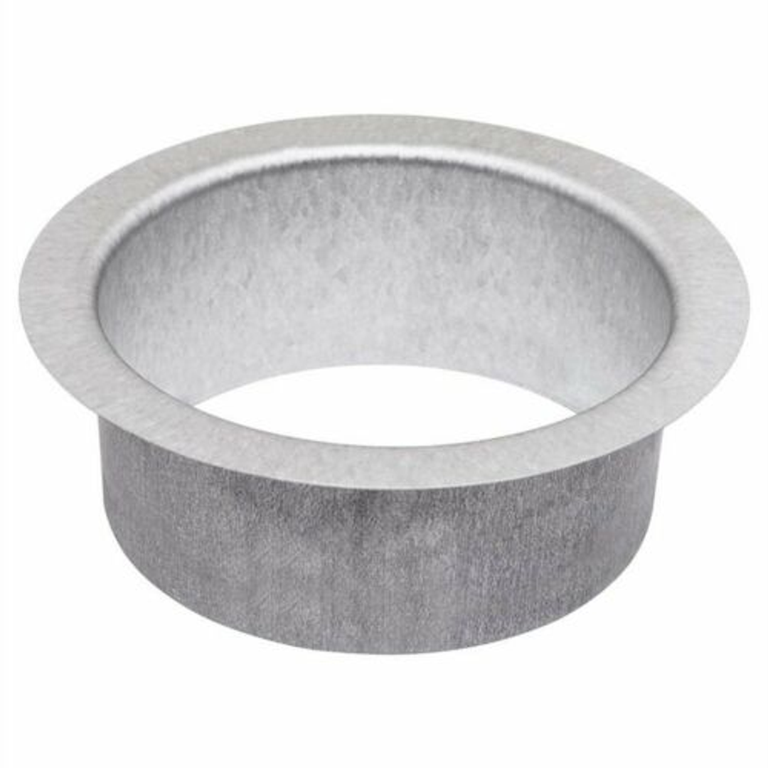DOWN PIPE POPS 100MM ROUND (4) ZINC WIDE FLANGE