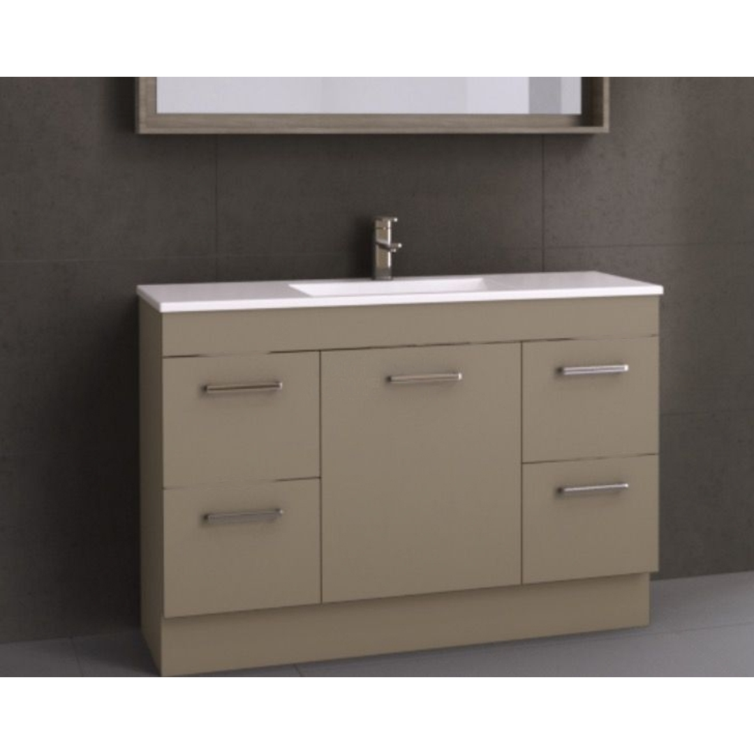 BARGO VANITY CABINET ONLY 1185MM NO TOP FLOORSTANDING(TIMBERLN P#:B12XF)