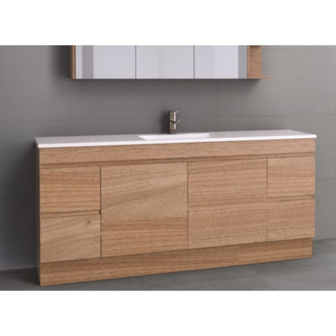 BARGO VANITY 1800MM SINGLE BOWL GRAND ACRYLIC TOP FLOORSTANDING(TIMBERLN