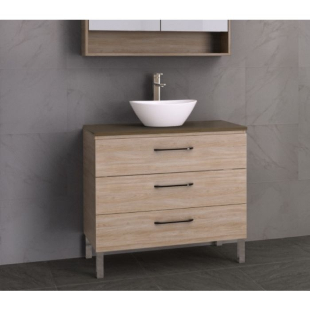 ASHTON VANITY CABINET ONLY 885MM NO TOP ON LEGS(TIMBERLN P#:A90XL)