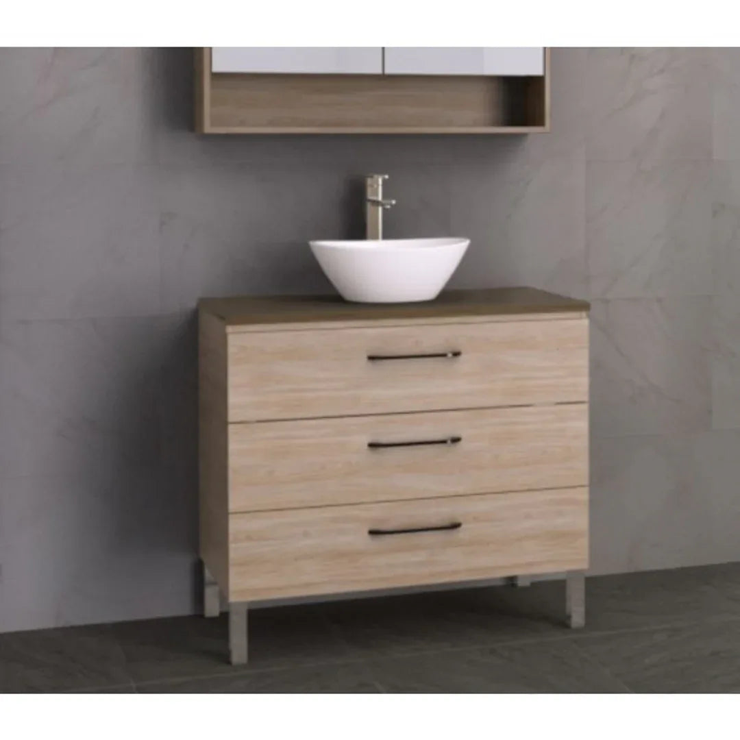 ASHTON VANITY CABINET ONLY 885MM NO TOP ON LEGS(TIMBERLN P#:A90XL) - Burdens Plumbing
