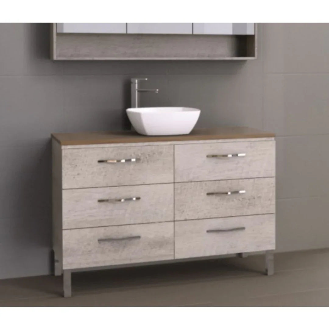 ASHTON VANITY CABINET ONLY 1185MM NO TOP ON LEGS(TIMBERLN P#:A12XL) - Burdens Plumbing