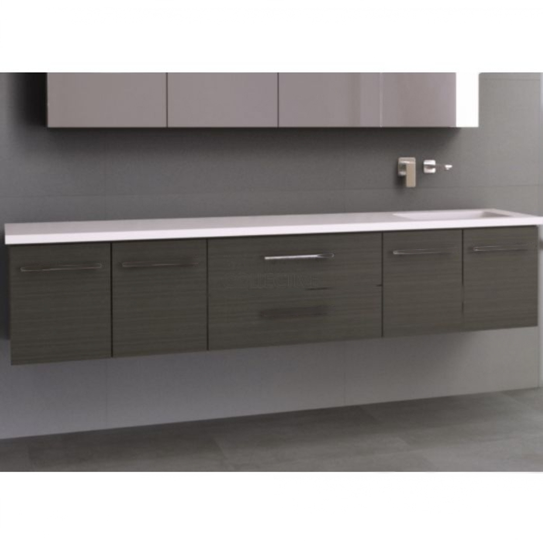 Timberline Dakota Wall Hung Vanity 2100mm Offset Left Bowl