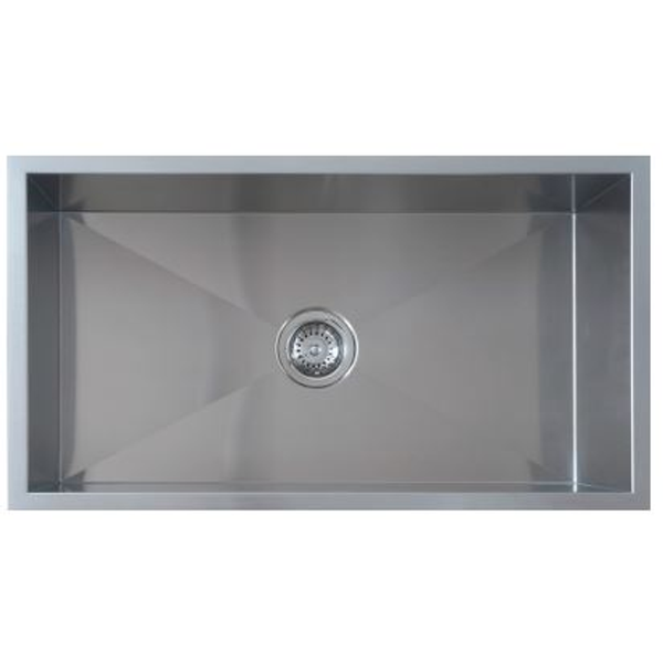 Interchange Uptown 250 Single Bowl Sink Square Corner - 810 X 450 X 250