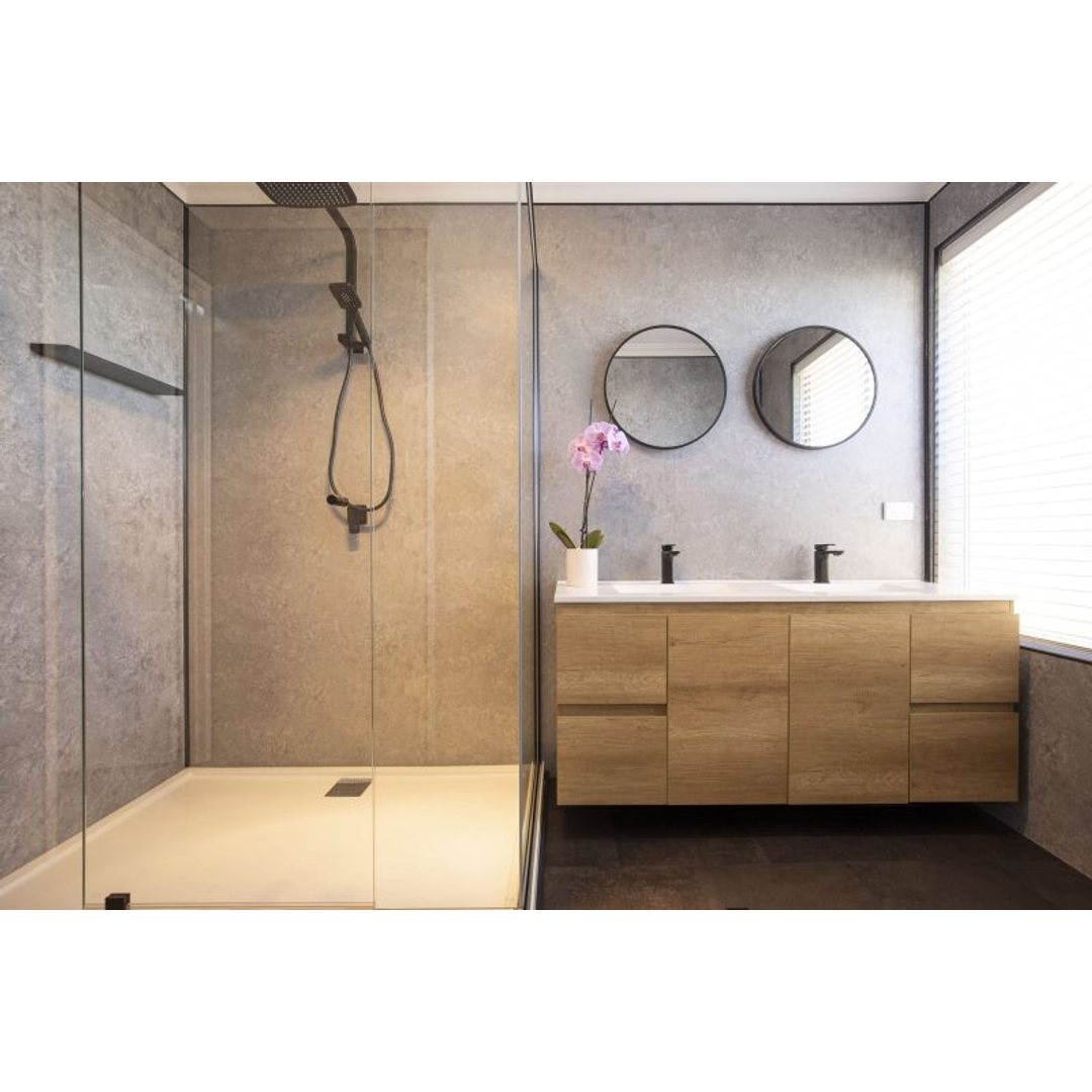 Mr Wet Wall Concrete Matt Wall Panel 2400X1000X10Mm Wwaus007