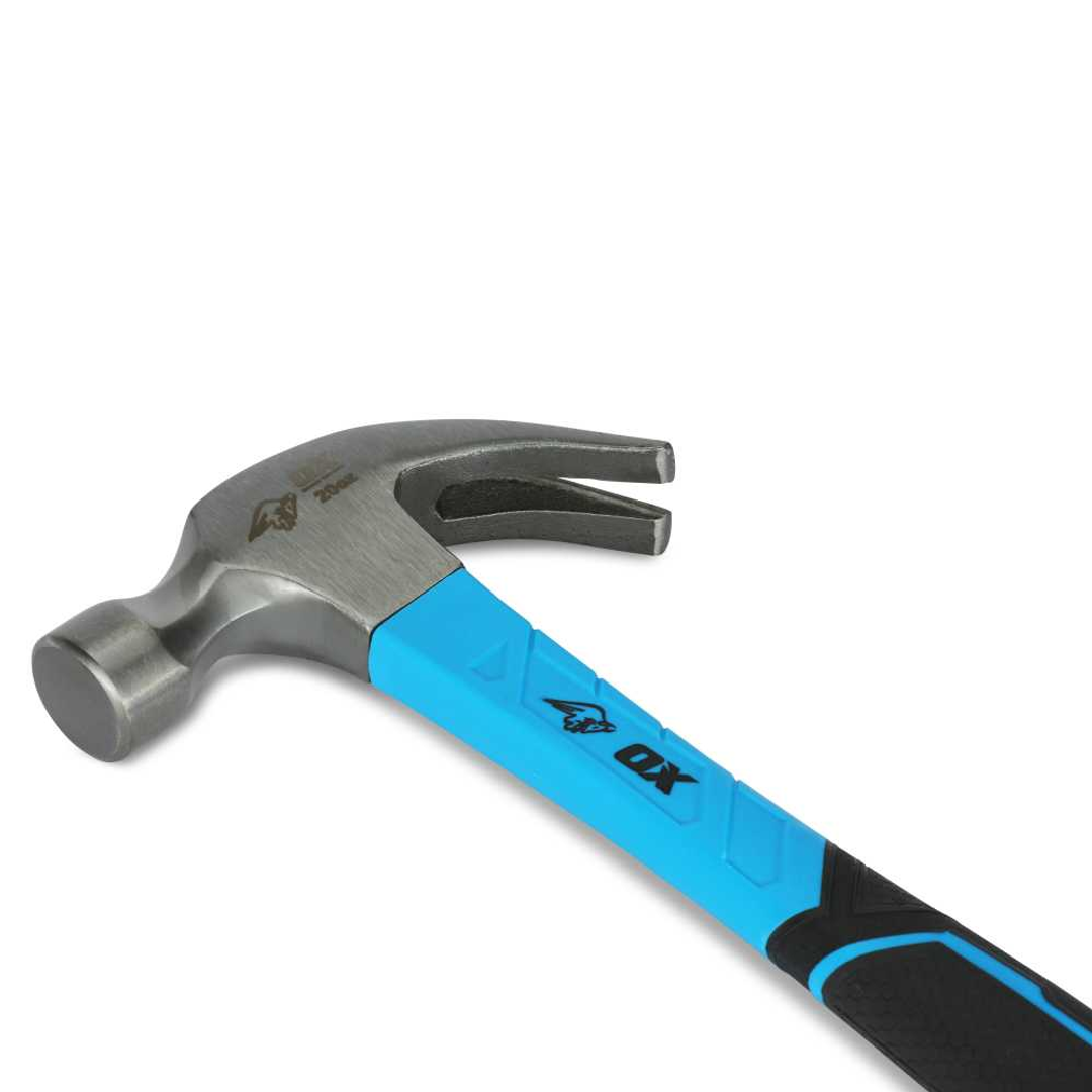 Ox Trade Fiberglass Handle 20 Oz Claw Hammer