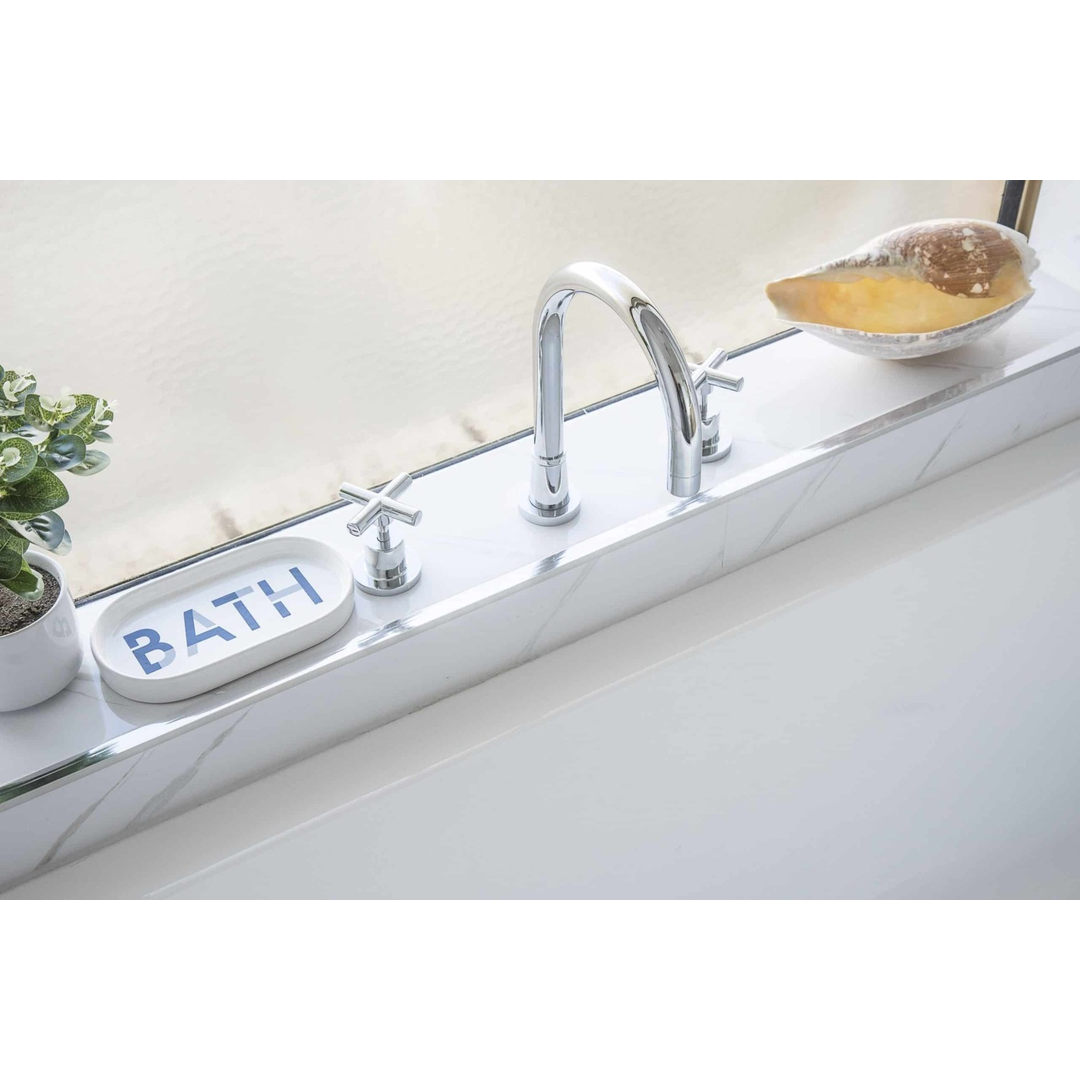 Mr Wet Wall White Carrara Marble Gloss Wall Panel 2400X1000X10Mm Wwaus001