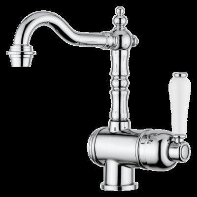 Abey Armando Vicario Provincial Single Lever Basin Mixer Chrome - Burdens Plumbing