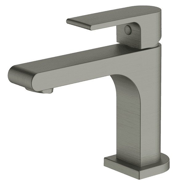 Abey Gareth Ashton Park Ave Basin Mixer Gun Metal - Burdens Plumbing