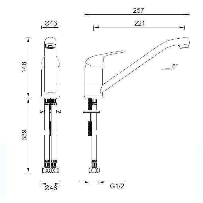 Abey Mix Master Kitchen Mixer - Burdens Plumbing