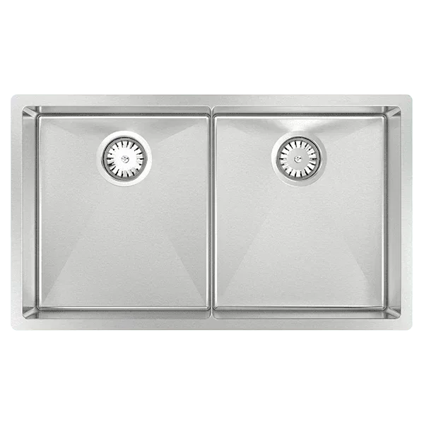 Abey Piazza Double Square Bowl - Burdens Plumbing