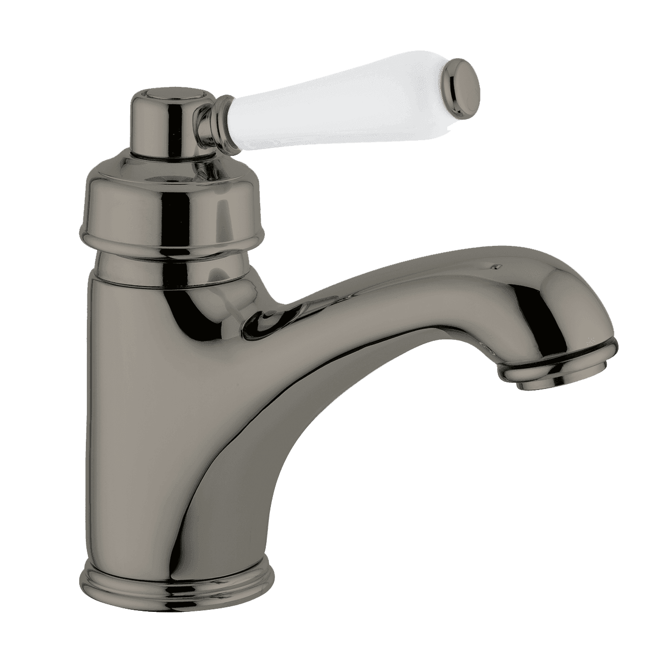 Abey Provincial Single Lever Basin Mixer Porc Handle Bronze - Burdens Plumbing