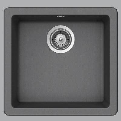 Abey Schock Quadro Croma Single Bowl Sink Qn-100Scr - Burdens Plumbing