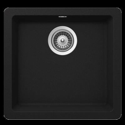 Abey Schock Quadro Onyx Single Bowl Sink Qn-100Sb - Burdens Plumbing