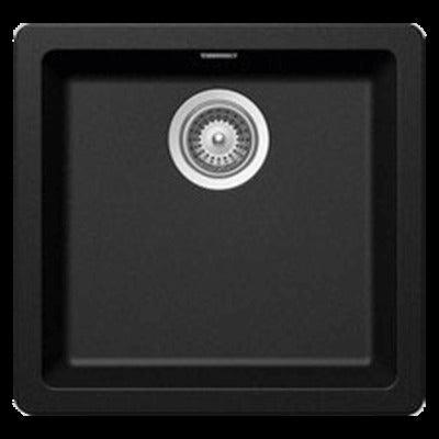 Abey Schock Soho Small Single Bowl Sink Magma N100Sb - Burdens Plumbing