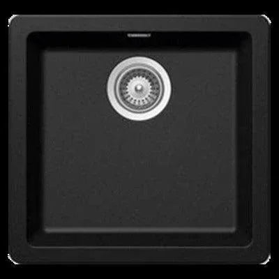 Abey Schock Soho Small Single Bowl Sink Magma N100Sb - Burdens Plumbing
