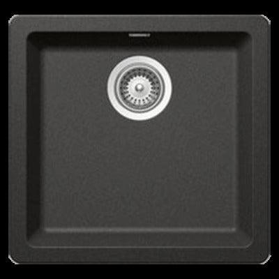 Abey Schock Soho Small Single Bowl Sink Stone N100Ss - Burdens Plumbing