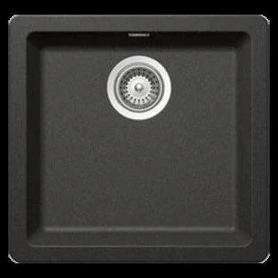 Abey Schock Soho Small Single Bowl Sink Stone N100Ss - Burdens Plumbing