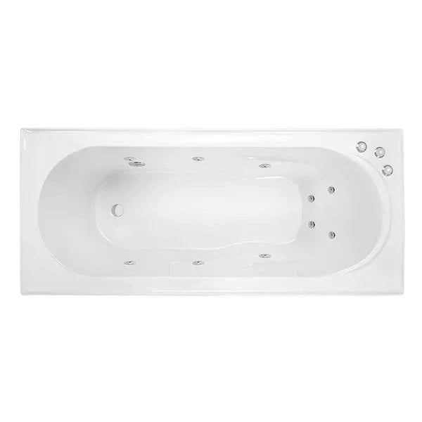 Adatto Santai 10 Jetss White 1510mm - Burdens Plumbing