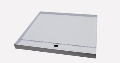 Akril Tile Tray Rear Grate 900mm X 900mm 54701 - Burdens Plumbing