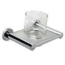 Arcisan Axus Toothbrush Holder C/W Tumbler Chrome Ax02 C - Burdens Plumbing