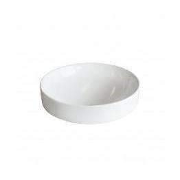 Arcisan Plaza Round Semi Inset Basin 400mm Dia White - Burdens Plumbing