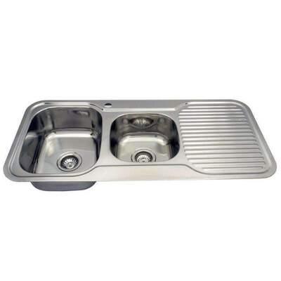 Aspire La Rosa 1 3/4 Bowl S/Steel Sink - Burdens Plumbing