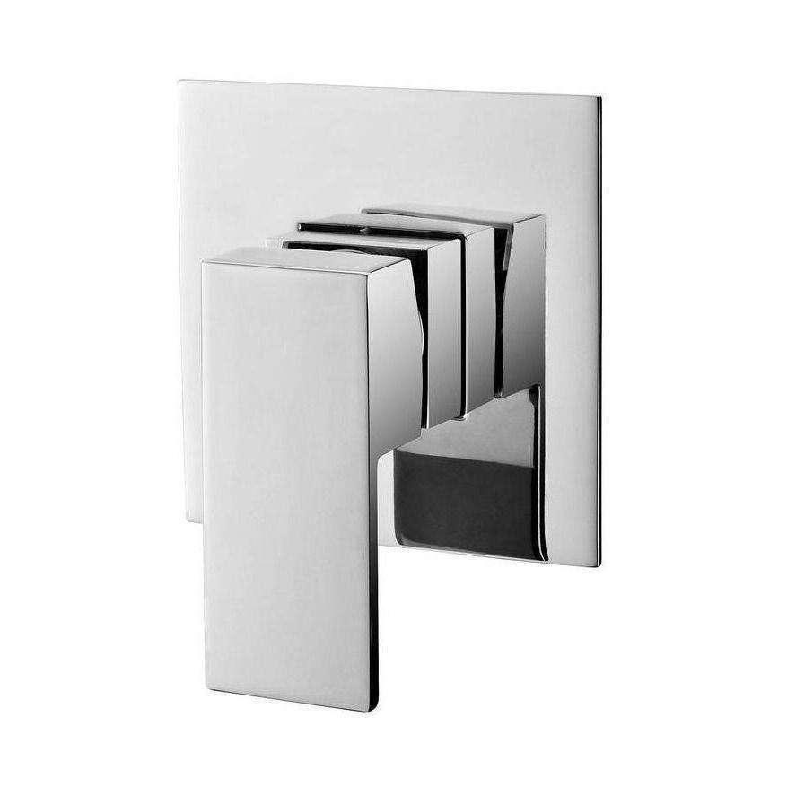 Aspire Unity **Square** Shower/Bath Mixer Chrome - Burdens Plumbing