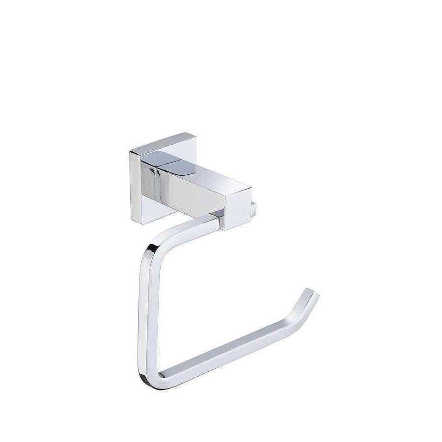 Aspire Unity **Square** Toilet Roll Holder Chrome **24011** - Burdens Plumbing