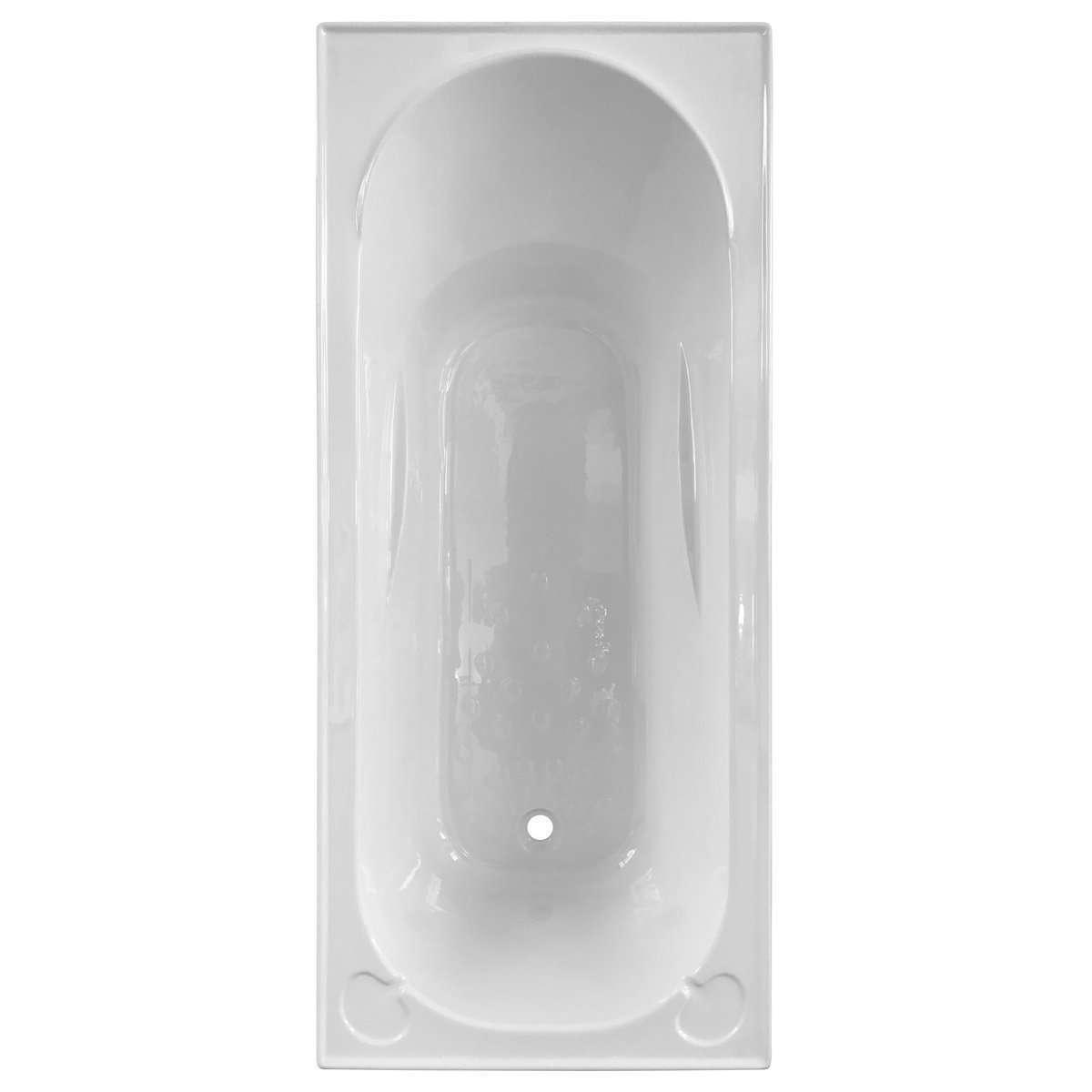 Aspire Zodiac Acrylic Bath 1675mm -White **Cb1675** - Burdens Plumbing