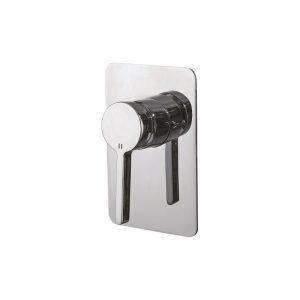 Audri Shower Mixer Rectangular Plate - Burdens Plumbing