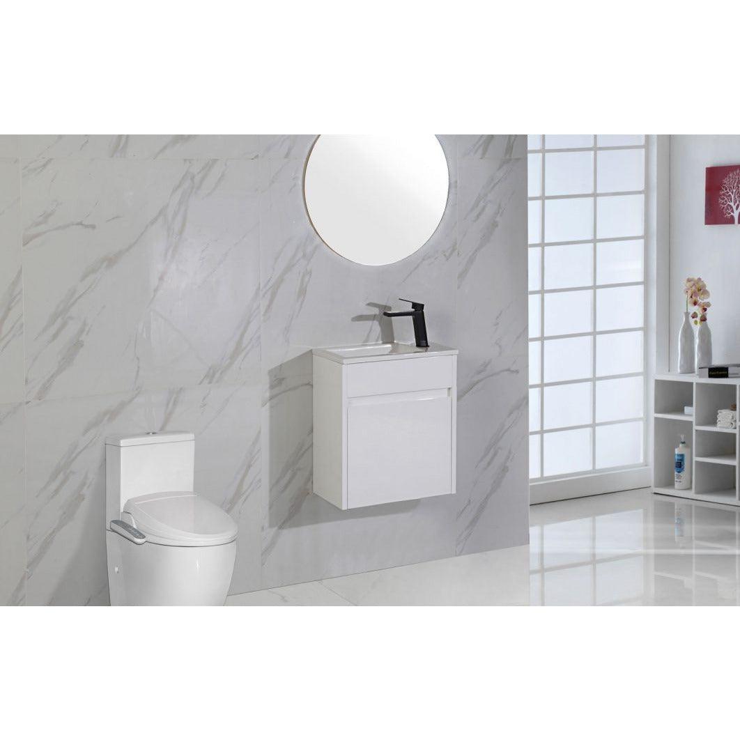 Aulic Brant Wall Hung Finger Pull Cabinet Only 445X255X540mm - Burdens Plumbing