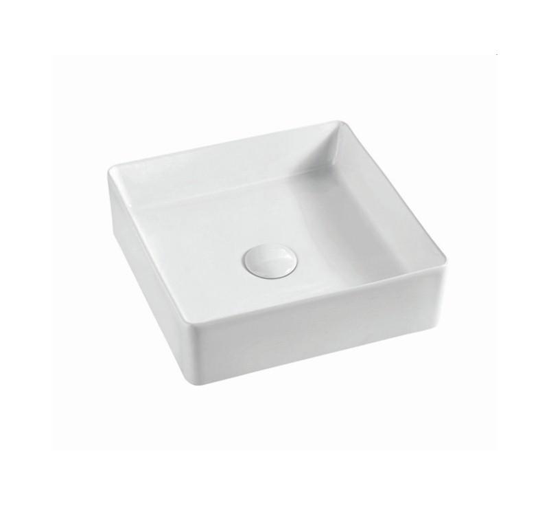 Aulic Xenia Macleod Above Counter Basin Gloss White 365 X 365 X 110mm - Burdens Plumbing