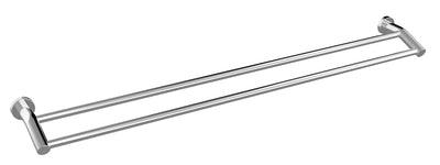 Ausboard Dlx Double Towel Rail 900mm Chrome - Burdens Plumbing