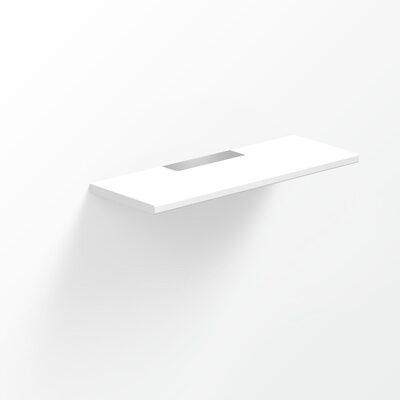 Avenir Above Solid Surface Shelf 30X10Cm Chrome - Burdens Plumbing