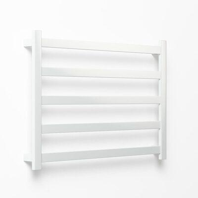Avenir Hybrid Heated 5 Bar Towel Rail 72X105Cm Mirror Stainless - Burdens Plumbing