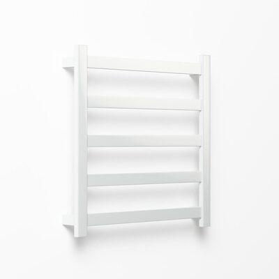 Avenir Hybrid Heated 5 Bar Towel Rail 72X75Cm Mirror Stainless - Burdens Plumbing