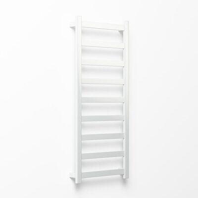 Avenir Hybrid Heated 9 Bar Towel Rail 132X60Cm Mirror Stainless - Burdens Plumbing