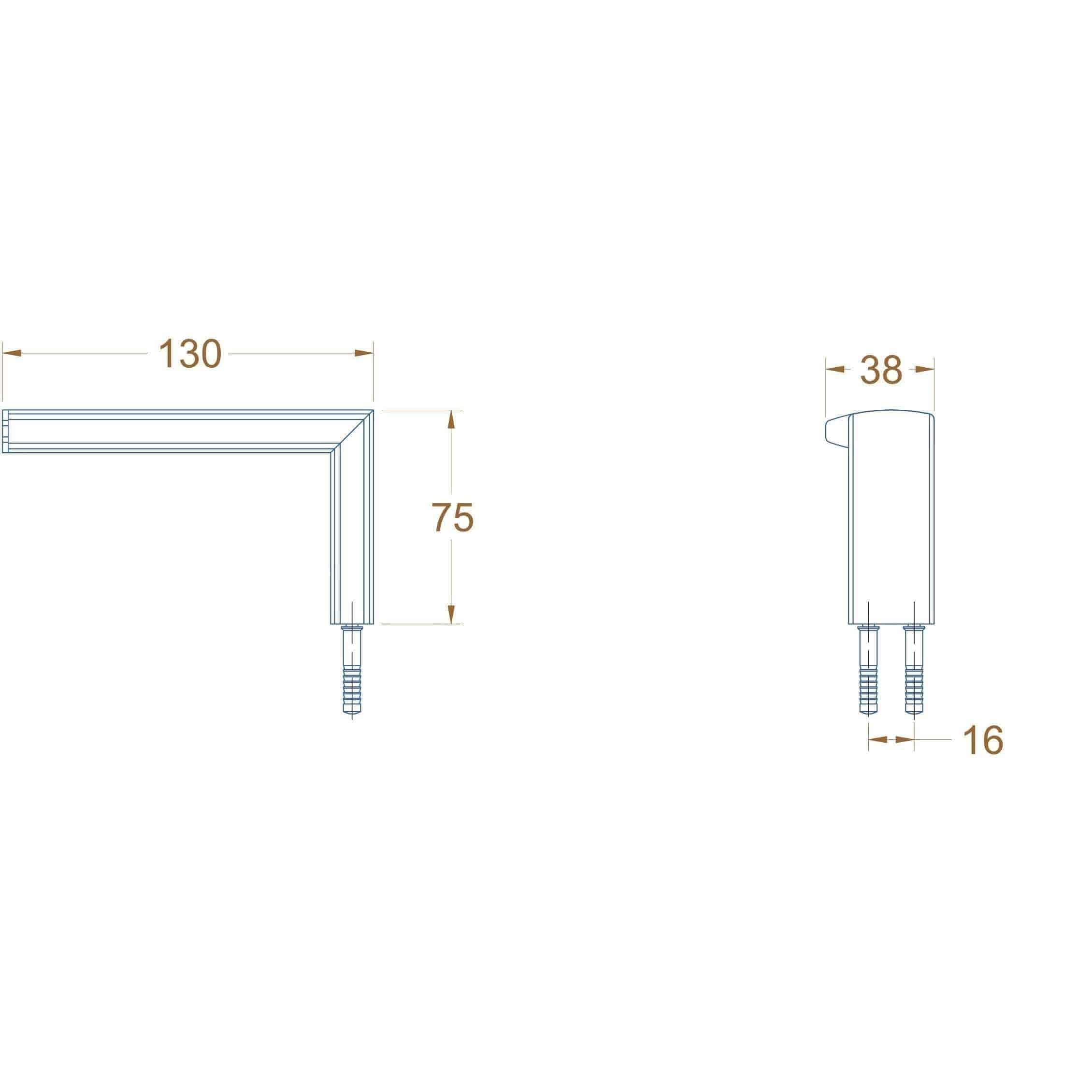 Avenir Xylo Toilet Roll Holder Right Facing Chrome - Burdens Plumbing