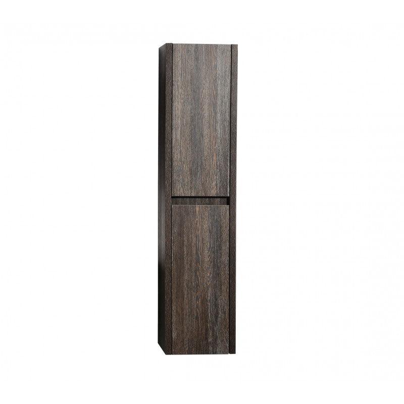 Belbagno Alexandra Side Cabinet Silver Oak 400 X 350 X 1760 - Burdens Plumbing