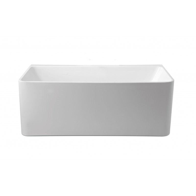Belbagno Alto 1500mm 1500 X 720 X 560 Freestanding Bath Gloss White Bb52-1500 - Burdens Plumbing