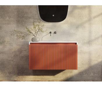 Belbagno Rimini 800mm Wall-Hung Vanity Inc Basin - Burdens Plumbing