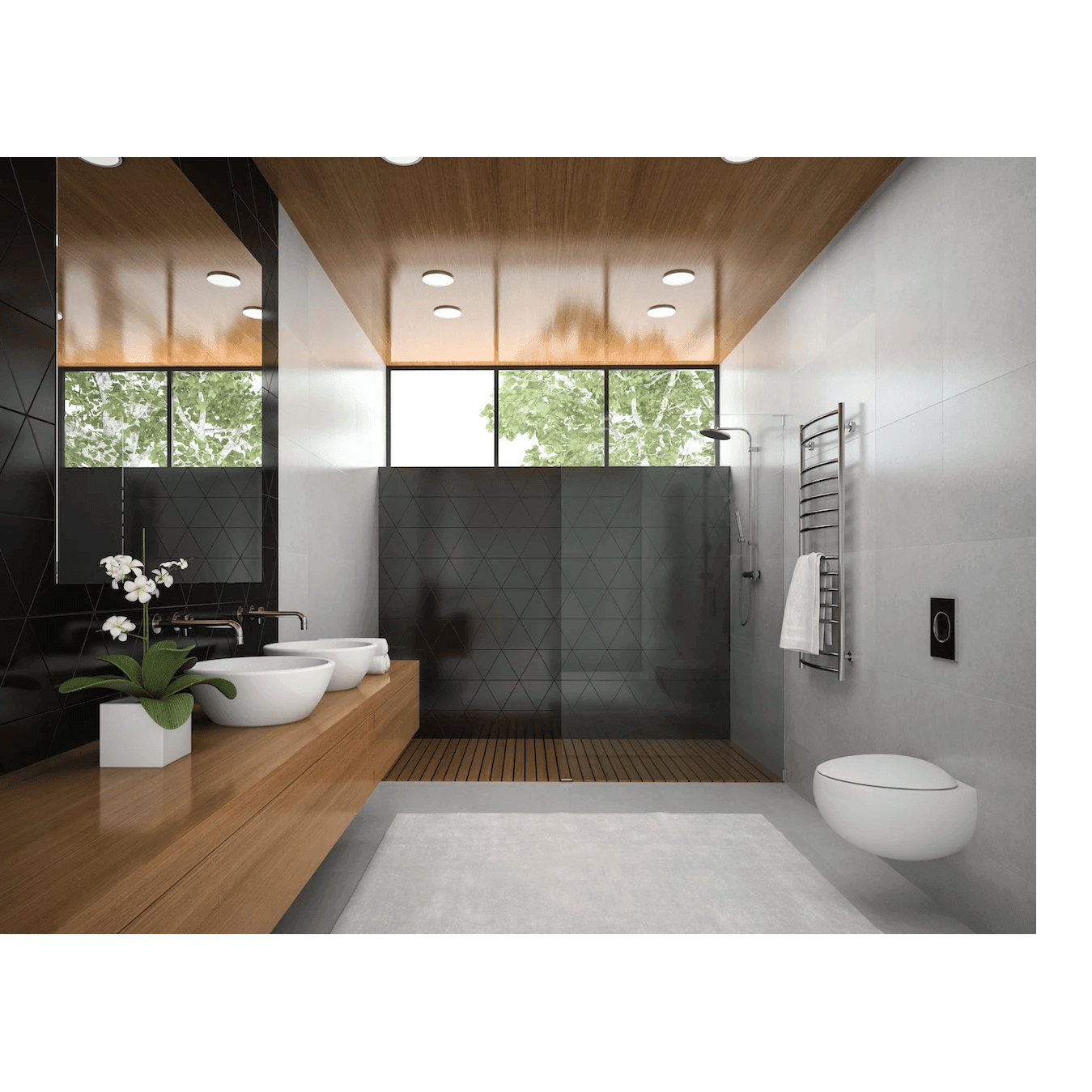 Bella Vista 10mm Fixed Shower Panel 900mm Fp900 - Burdens Plumbing