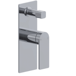 Bella Vista Cresta Shower Flick Mixer With Diverter Chrome - Burdens Plumbing